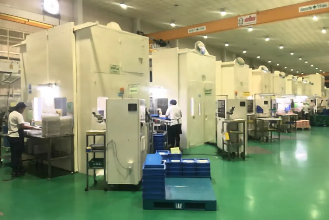 I.M.E.(THAILAND) CO.,LTD. (タイ工場)の中の様子