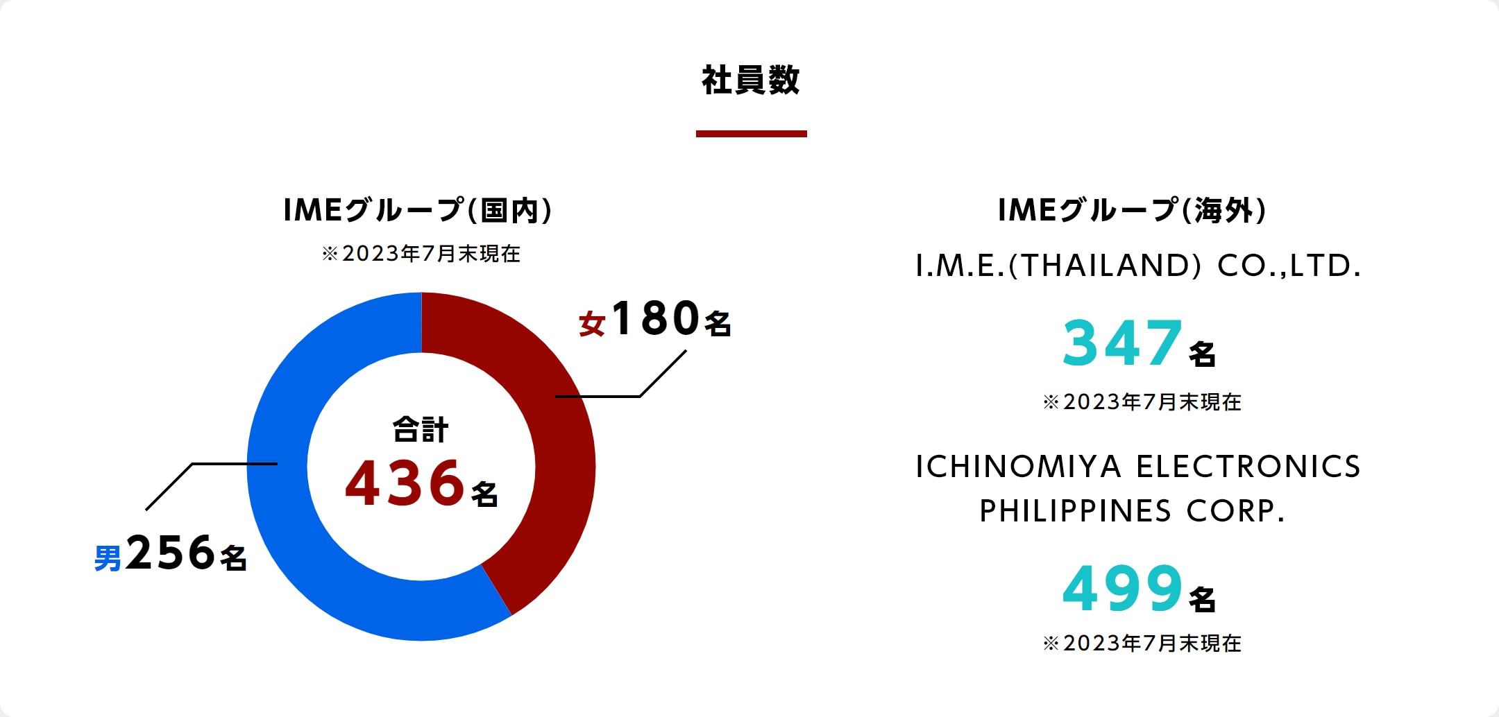 社員数（役員除外）